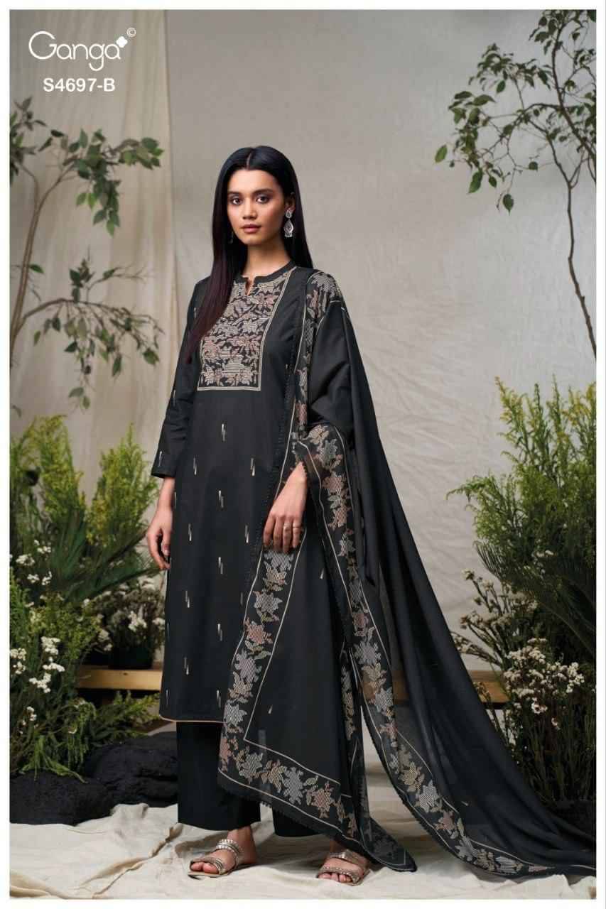 BIVANSHI 4697 Series By Ganga Fashion Beautiful Festive Suits Stylish Colorful Fancy Casual Wear & Ethnic Wear PREMIUM COTTON Print Dresses At Wholesale Price